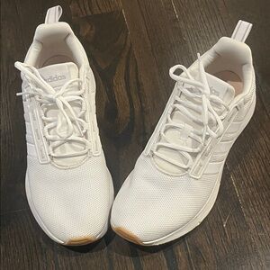 Adidas White mens Athletic Sneakers